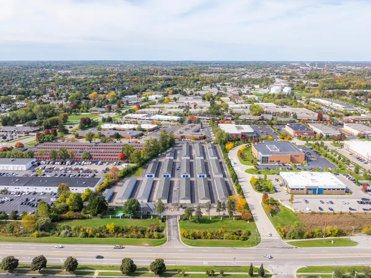 Devon Self Storage Novi, MI Drone Image